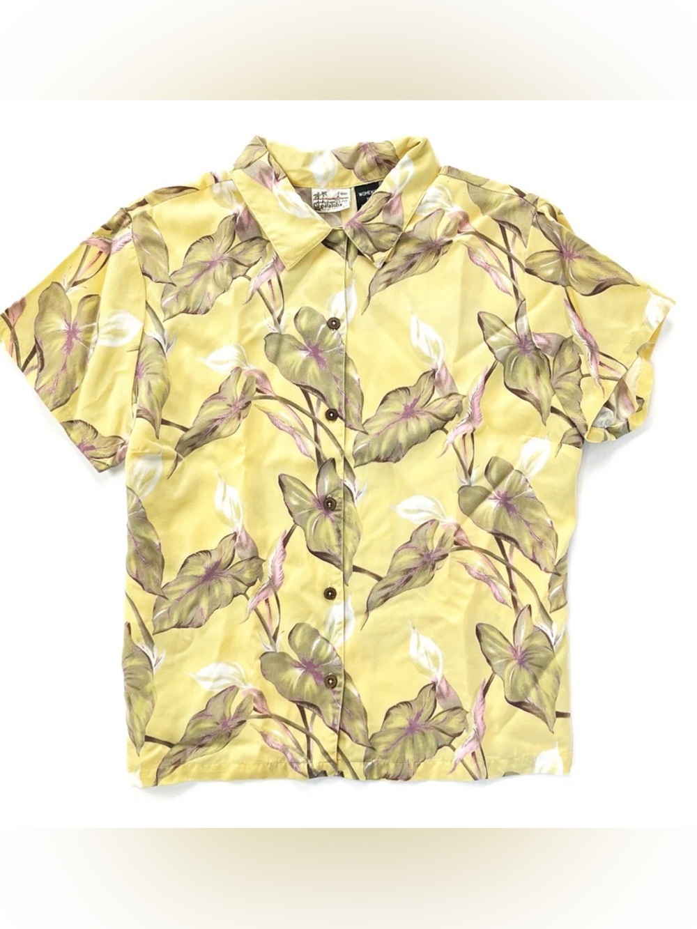 Patagonia Limited Edition Pataloha Tropical Yellow Floral Button-Up Shirt